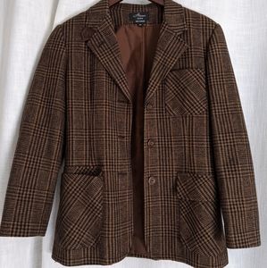 Vintage Plaid Blazer